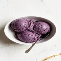 Ninja Creami Blueberry Cottage Cheese Ice Cream