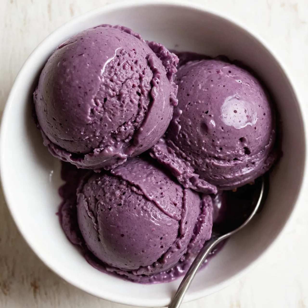 Ninja Creami Blueberry Cottage Cheese Ice Cream